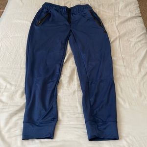 Mens spider joggers blue